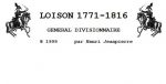 General Loison 1771-1816 par Henri Jeanpierre