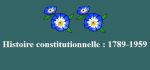 France, histoire constitutionnelle de 1789 à 1959