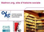 Maitron.org, site d’histoire sociale